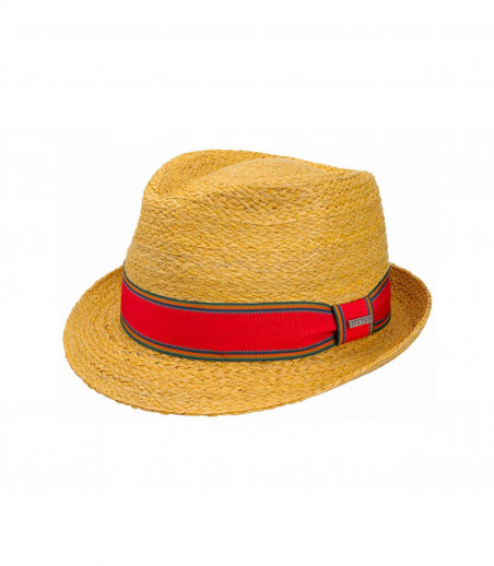 Trilby raffia yellow Stetson Trilby raffia yellow Stetson